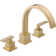 Vero Double Handle Deck Mounted Roman Tub Faucet Trim