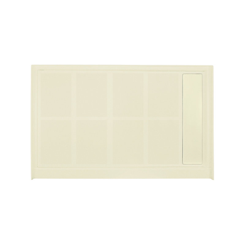 Gray 32'' x 48'' Rectangular Single Threshold Shower Base