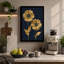 Golden Blooms Botanical - Wrapped Canvas-1615750569-1615750562