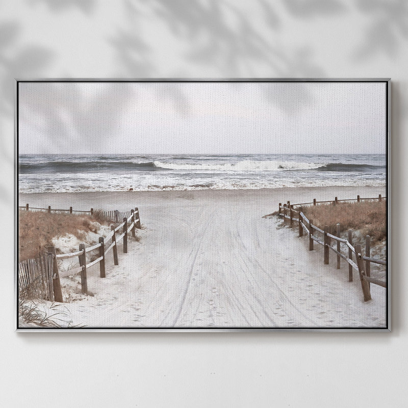 " Obx Path ", Silver Framed, 25" H x 37" W x 2" D