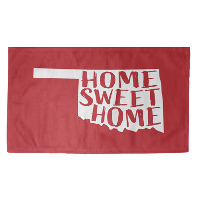 Tapis en coin rouge doux home Oklahoma