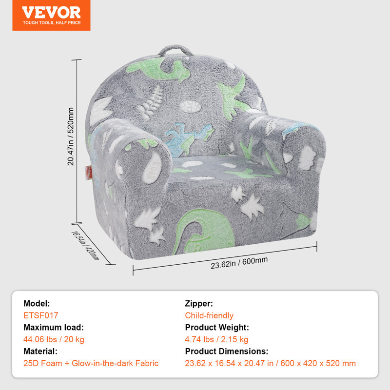 Chaise pour tout-petit Glow in the Dark