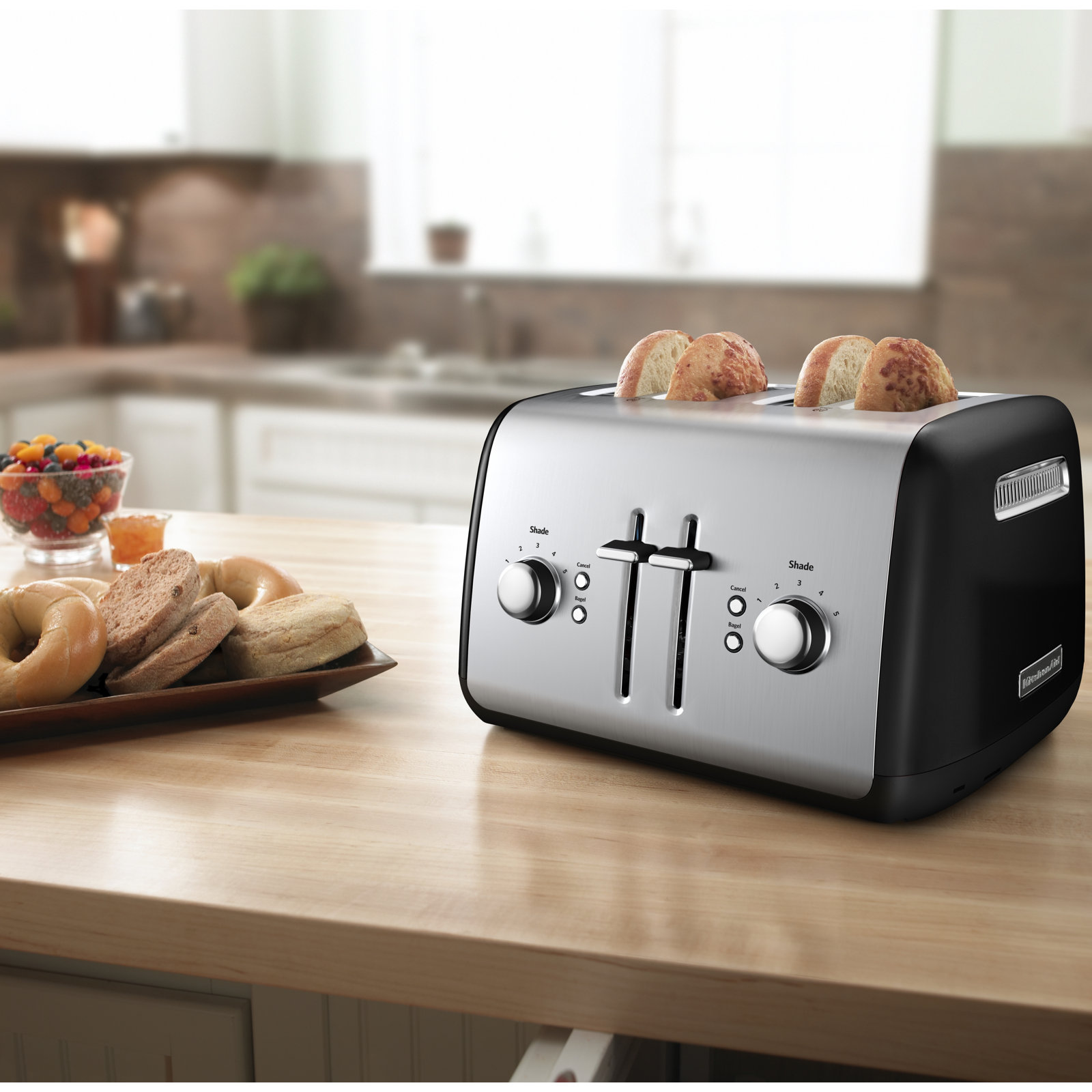 KitchenAid® 4-Slice Toaster, Onyx Black
