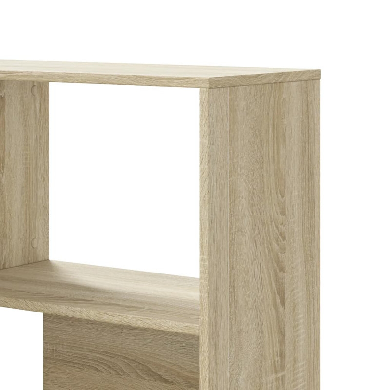 Azamat 140cm H x 85cm W Bookcase, Sonoma Oak