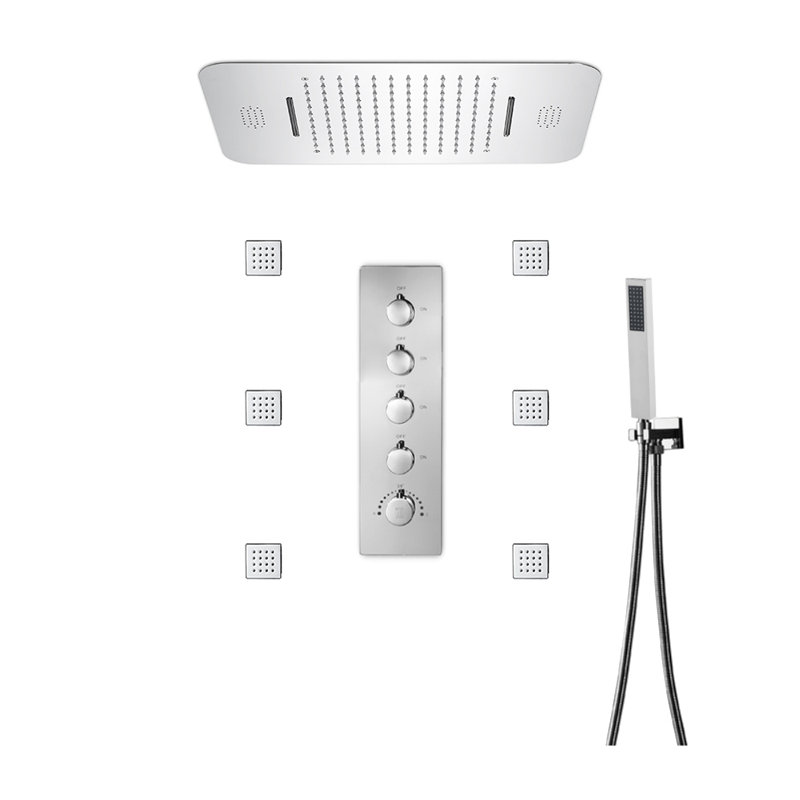Thermostatic All-In-One Kit with Rough in-Valve