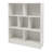Bookcase With 7 Compartments, Rustic Display Cabinet Book Shelves For Bedroom,Living Room ,31.5(W)*9.06(D)*39.37In(H)-258343814