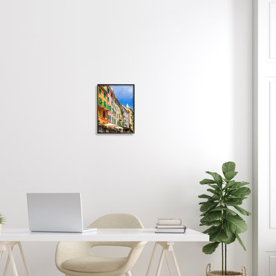 Stupell Industries Urban Neighborhood Architecture Buildings By Danita Delimont - Floater Frame Photograph On Wood In Midnight Black Framed Giclee