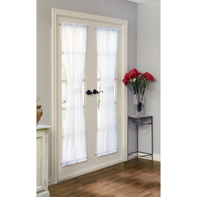 Villareal Solid Sheer Rod Pocket Single Curtain Panel