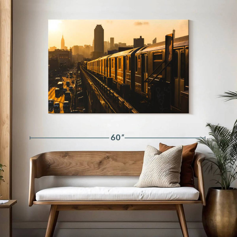 Sireci NY Subway Train, 32" H x 48" W