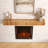 Euri 60" Rustic Fireplace Shelf Mantel