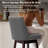 Eriqa Swivel 30.6'' Bar Stool, Gray-725924852