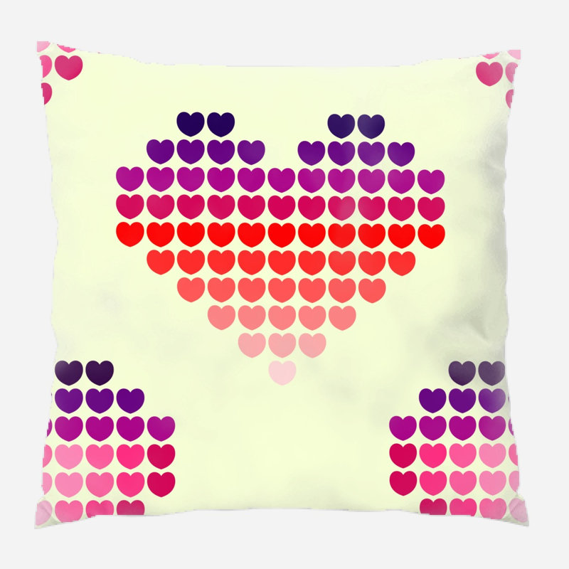Coussin décoratif cardiaque, Intérieur