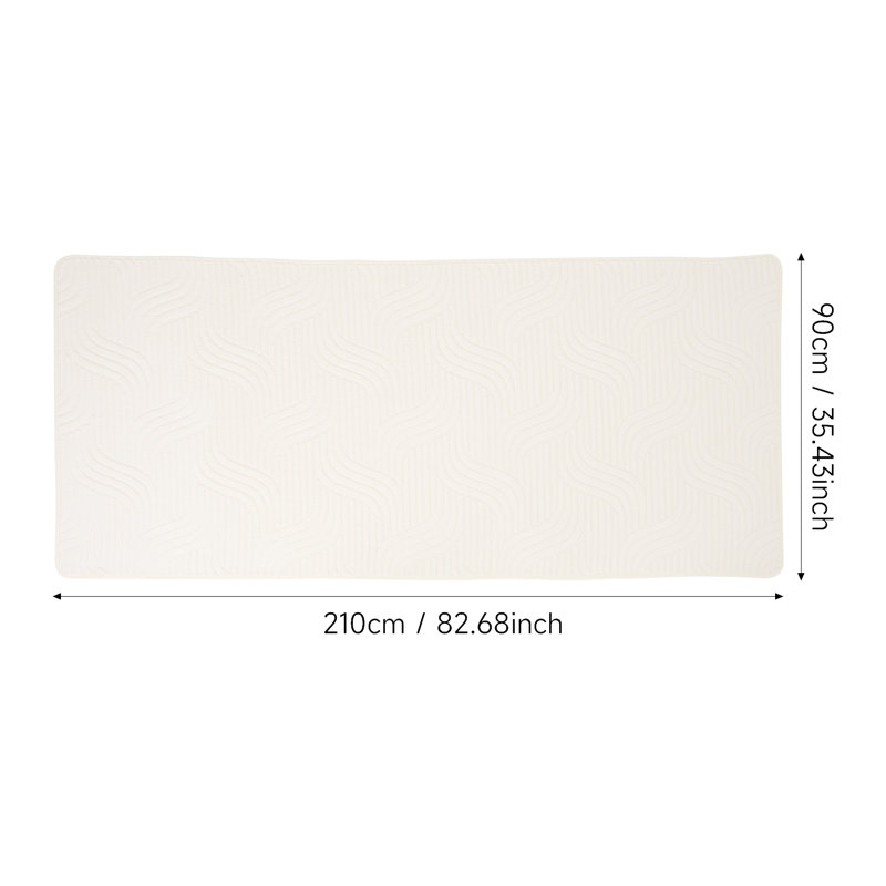 Sofa Slipcover, 90cm H x 210cm W x 90cm D, Beige