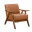 Fauteuil club Indy, similicuir, bois massif-114018749