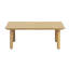 Table basse d'extérieur carrée en bois d'acacia