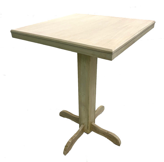 Costilla Square Pub Table By RAM Game Room, Antique White