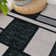Arnaldur Geometric Black/Gray/White Area Rug