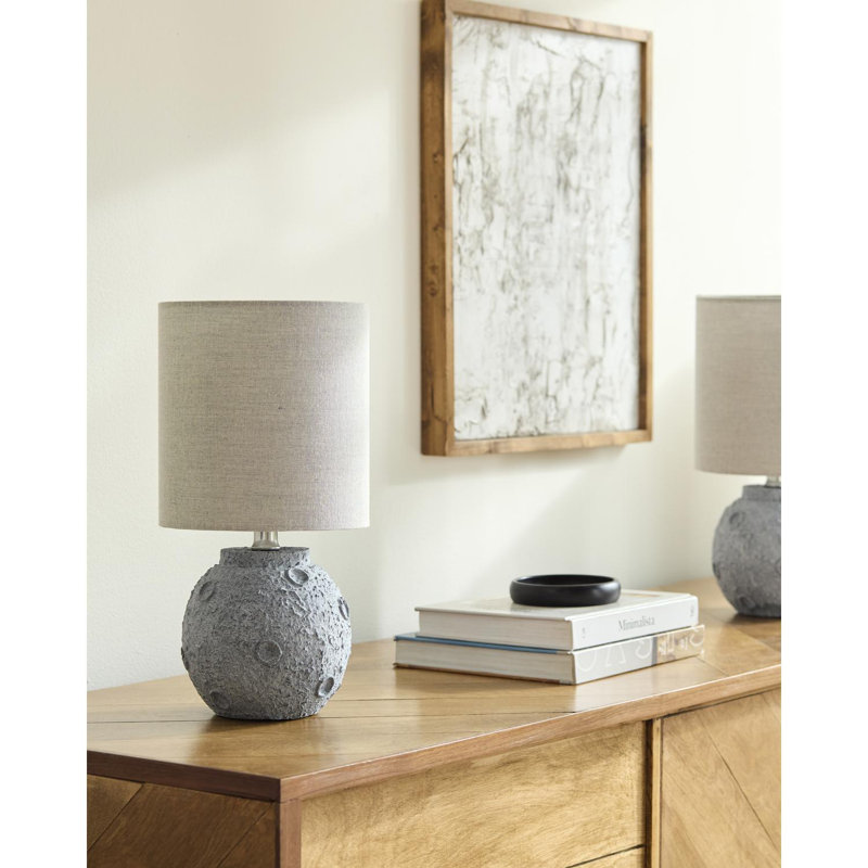Ensemble de lampe de table Rapollo, Gris