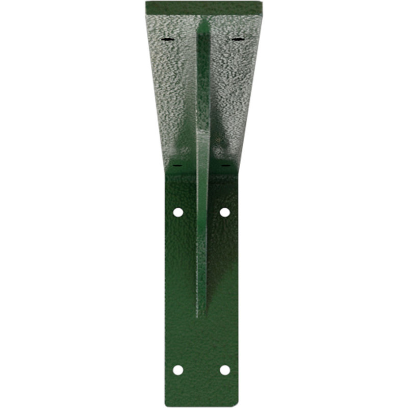 Support en acier Embrey, Noir thermolaqué, H 6,5 po x l 2 po x P 20 po