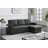 Upholstered Pull Out Sectional Sofa With Chaise-266153250
