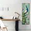 «Pretty Peacock 2 C» par Julia Purinton, art mural sur toile-960966483