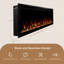 Foyer électrique ultra-mince encastré ou mural ultra mince 60 po, compatible Alexa / Wifi-102323152