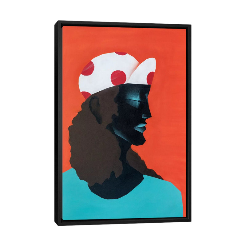 Orange Afternoon by VCalvento - Print on Canvas, Black Framed, 101.6 cm H x 66.04 cm W