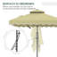 Bricelynn 243cm Cantilever Parasol-1317144645