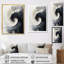 Contrast Harmony I - abstrait, spirales sur toile-1879038182-1879038204