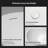 MonBlari 67" X 31.5" Acrylic Free standing White Soaking Bathtub with Overflow and Pop-up Drain For Bathroom-120392942