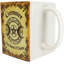Tasse carrée en céramique jaune