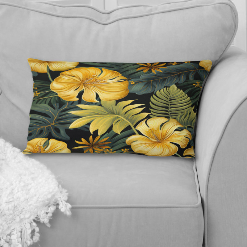Floral Throw Pillow
