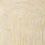 Tapis en laine / coton tissé à la main Mcclelland en ivoire / or-346728584