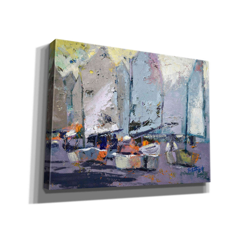 Reproduction sur toile tendue, H 12 po x l 16 po x P 0,75 po