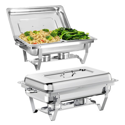 Ensemble de 2 plats Chafing