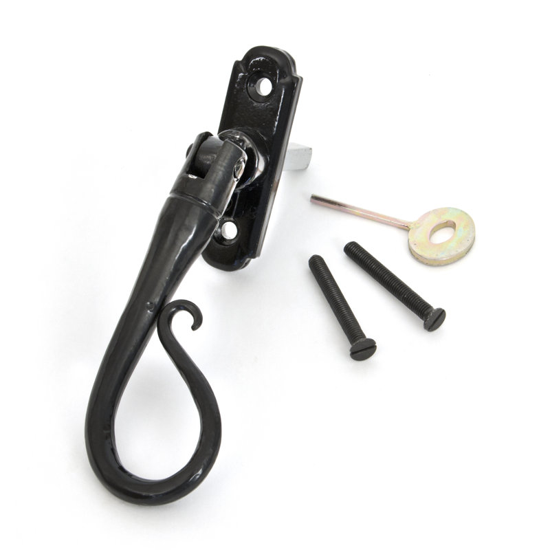 Shepherd''s Crook Espag Door Accessory, Black 