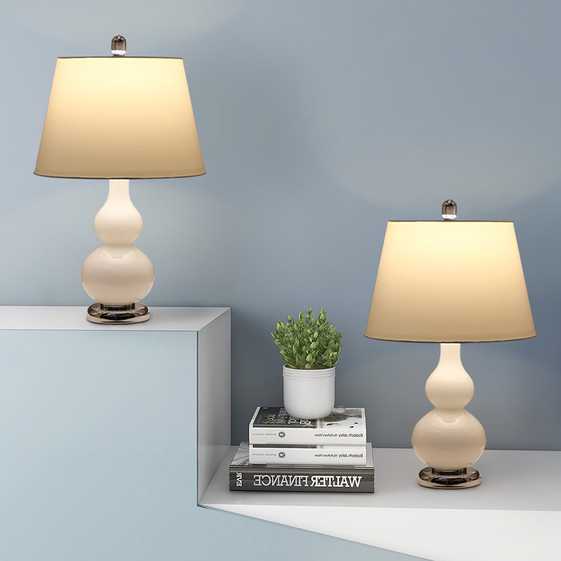 Jayden Metal Table Lamp, White