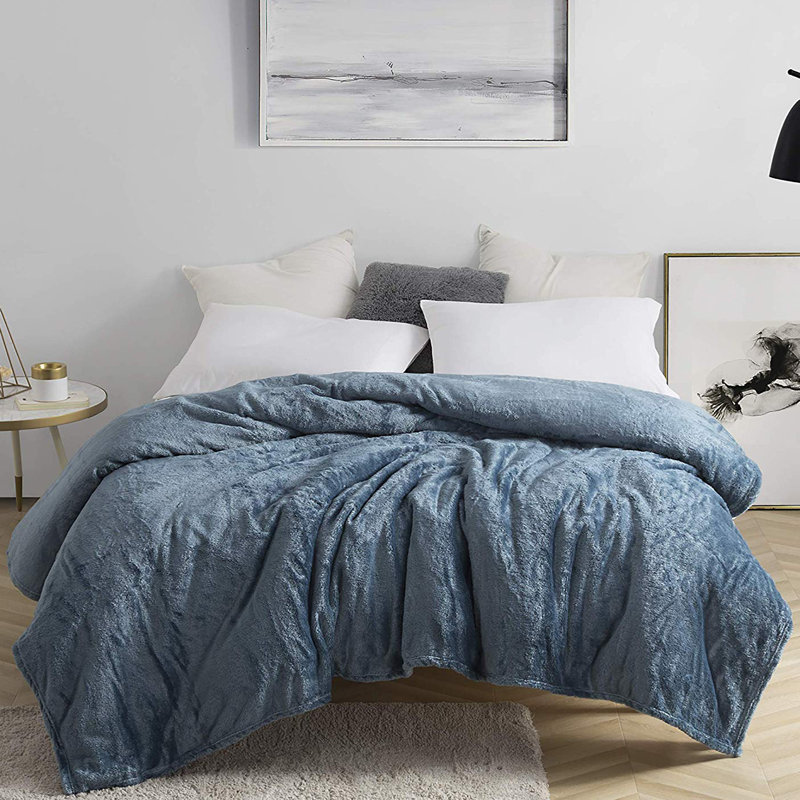 Other Items Coma Inducer Fleece Sheet Set, Blue, Queen Sheet Set + Fitted Sheet + 2 Pillowcases