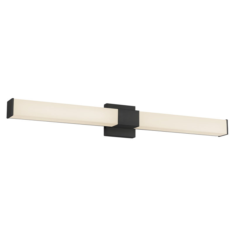 Vivi 36-in Black dimmable LED Wall Sconce, Matte Black