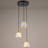 Kennesaw 3 - Light Brass Kitchen Island Pendant