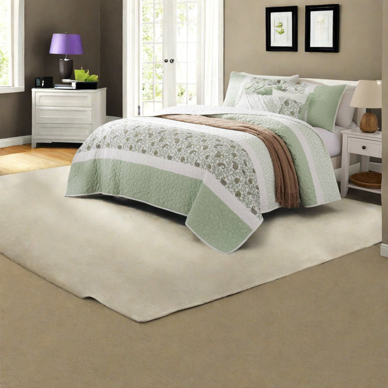 Ensembles de literie, coton de style campagnard en percale de coton pour la maison