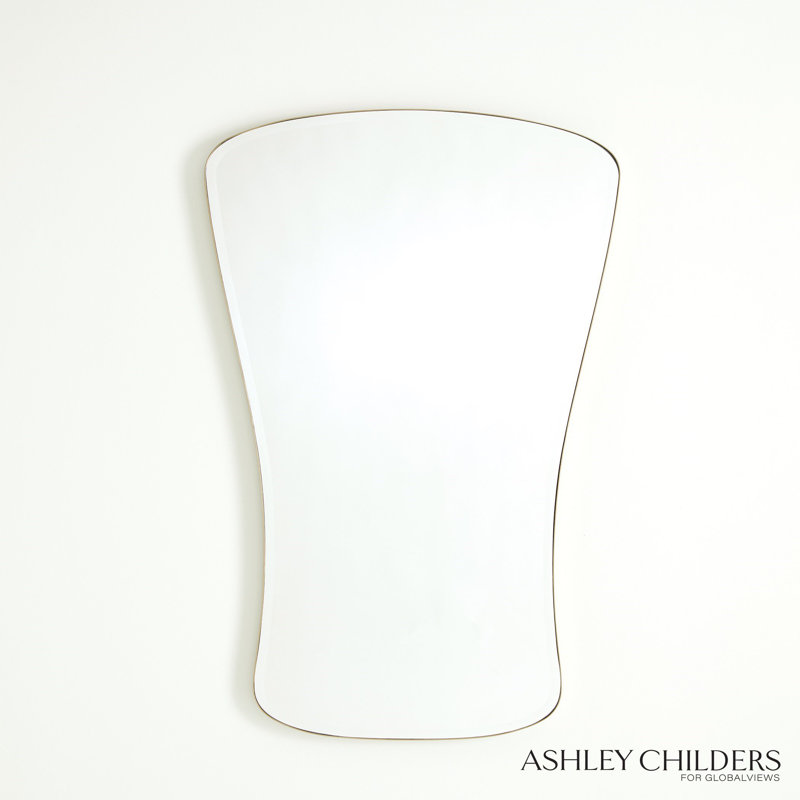 Key Mirror-Simple Satin Brass
