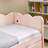 Gingham Daybed Storage Drawers USB Port Wave Shaped-319670740-319670696