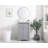 24'' Single Bathroom Vanity with Marble Top-245882841