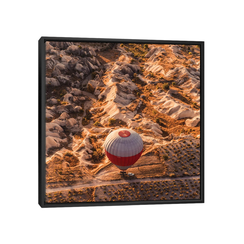 « Landing » par Hobopeeba-reproduction de photo, Pas de tapis, H 26 po x l 26 po x P 1,5 po, Toile avec cadre noir