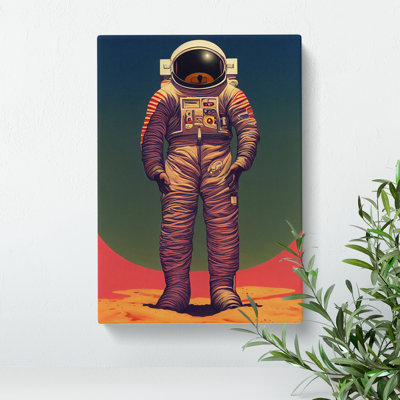 Astronaut Arrival - Wrapped Canvas