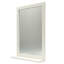  Miroir de coiffeuse avec tablette, blanc