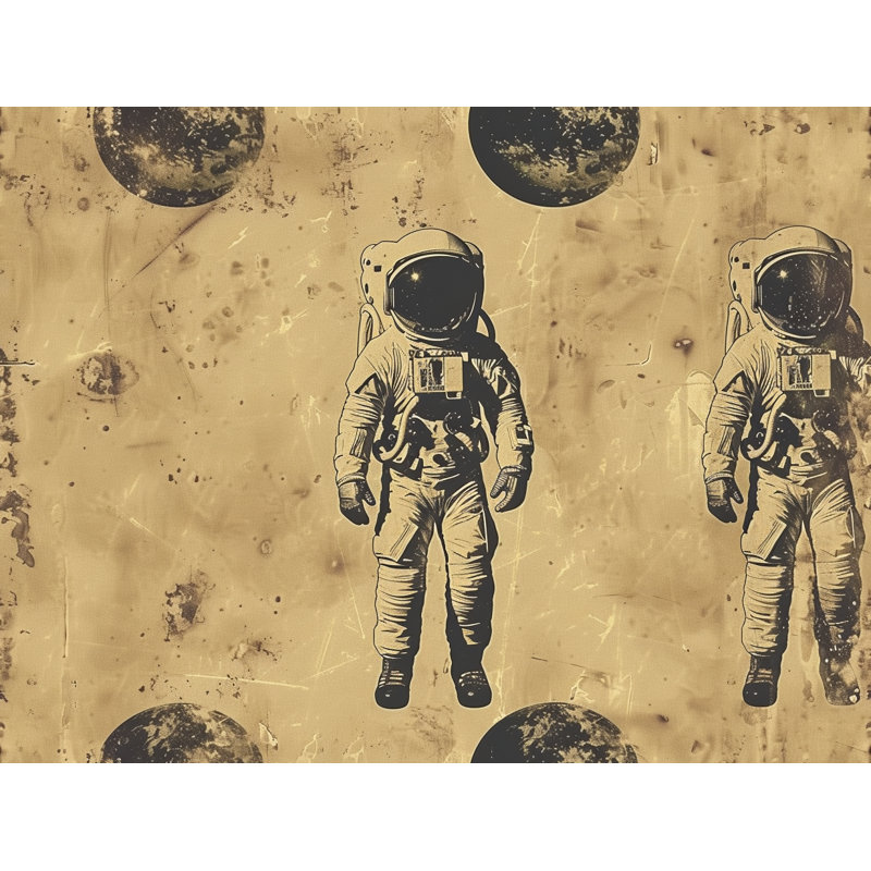 Rideaux occultant et occultant Astronauts, L 53 po x L 87 po