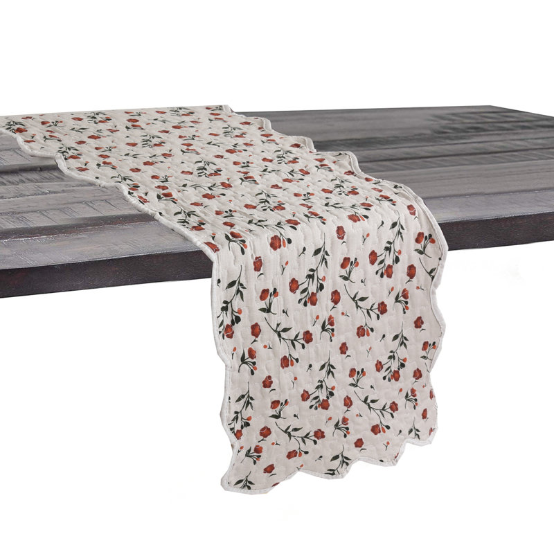 Wunsch Floral Linen Cotton Table Runner