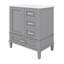 Ensemble de meuble-lavabo 30 po avec lavabo, armoire de rangement moderne avec porte à fermeture douce et 3 tiroirs, structure en bois massif-1120794065